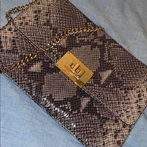 micheal kors snake skin pattern purse